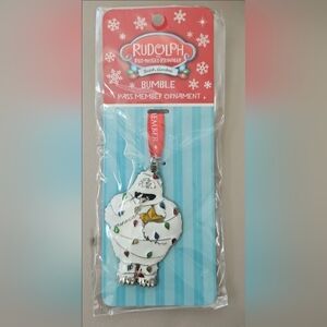Busch Gardens ~ Bumble ~ Abominable Snow Monster Pass Member Ornament Rudolph